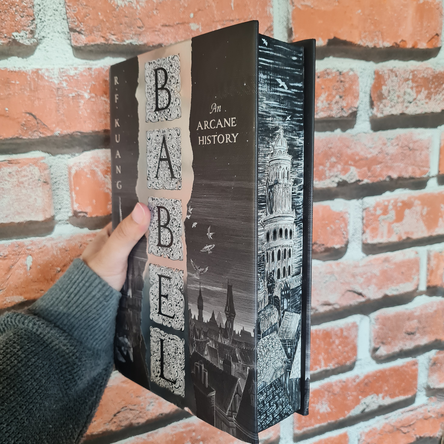 Pre-Order - Babel by R F Kuang Hand Painted Custom Fore Edge Book