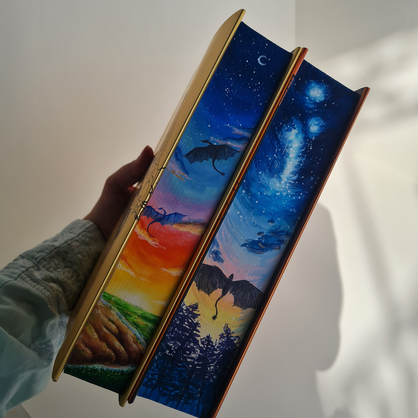 Preorder - Fourth Wing & Iron Flame Sunset/Sunrise Set by Rebecca Yarros