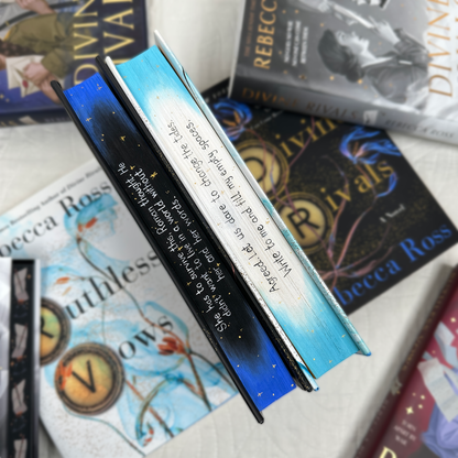 Seconds - Divine Rivals and Ruthless Vows Hand Painted Set by Rebecca Ross with Customizable Quotes