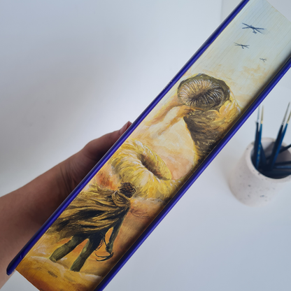 Dune by Frank Herbert Custom Hand Painted Fore Edge Book