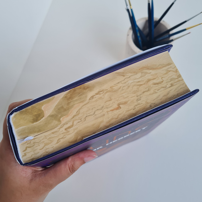 Dune by Frank Herbert Custom Hand Painted Fore Edge Book