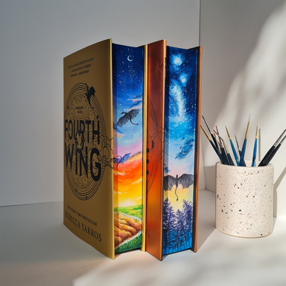 Preorder - Fourth Wing & Iron Flame Sunset/Sunrise Set by Rebecca Yarros