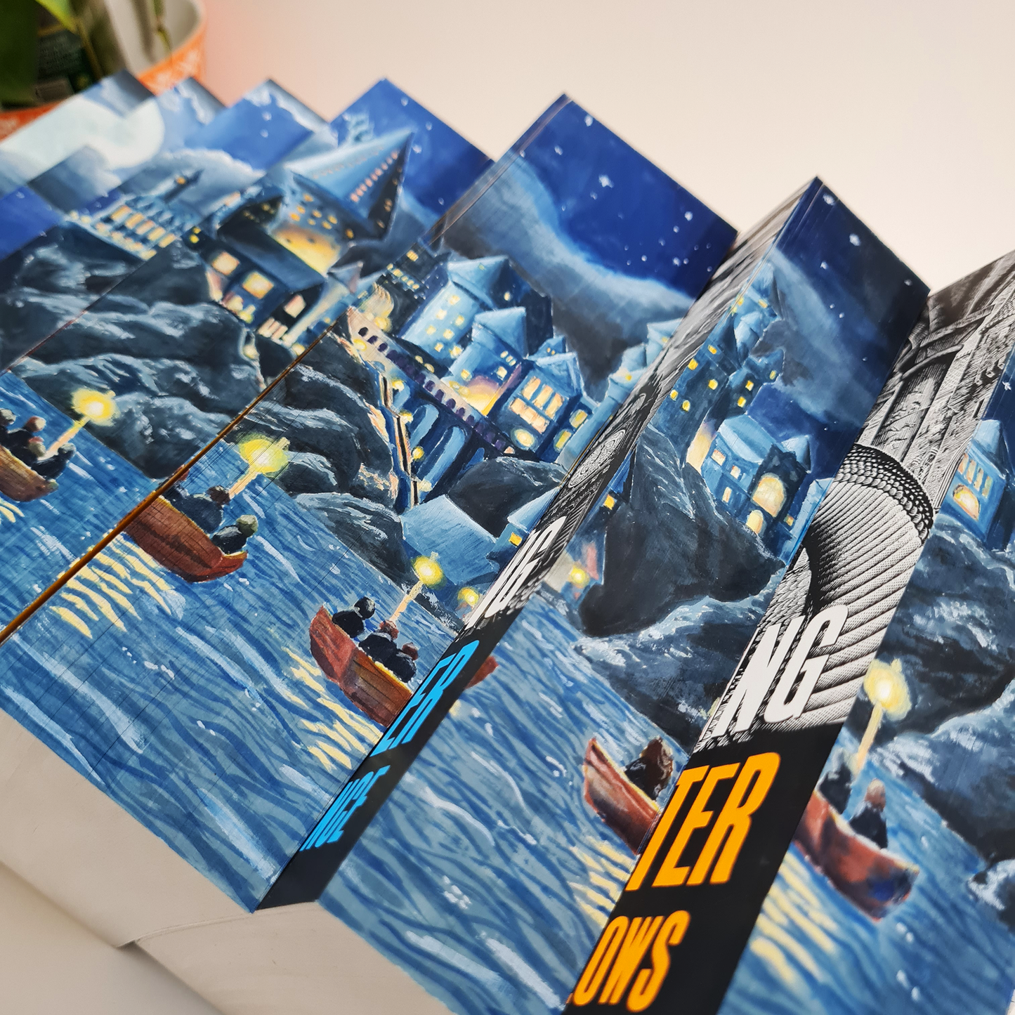 Preorder - Harry Potter Hand Painted Fore Edge Paperback Book Set