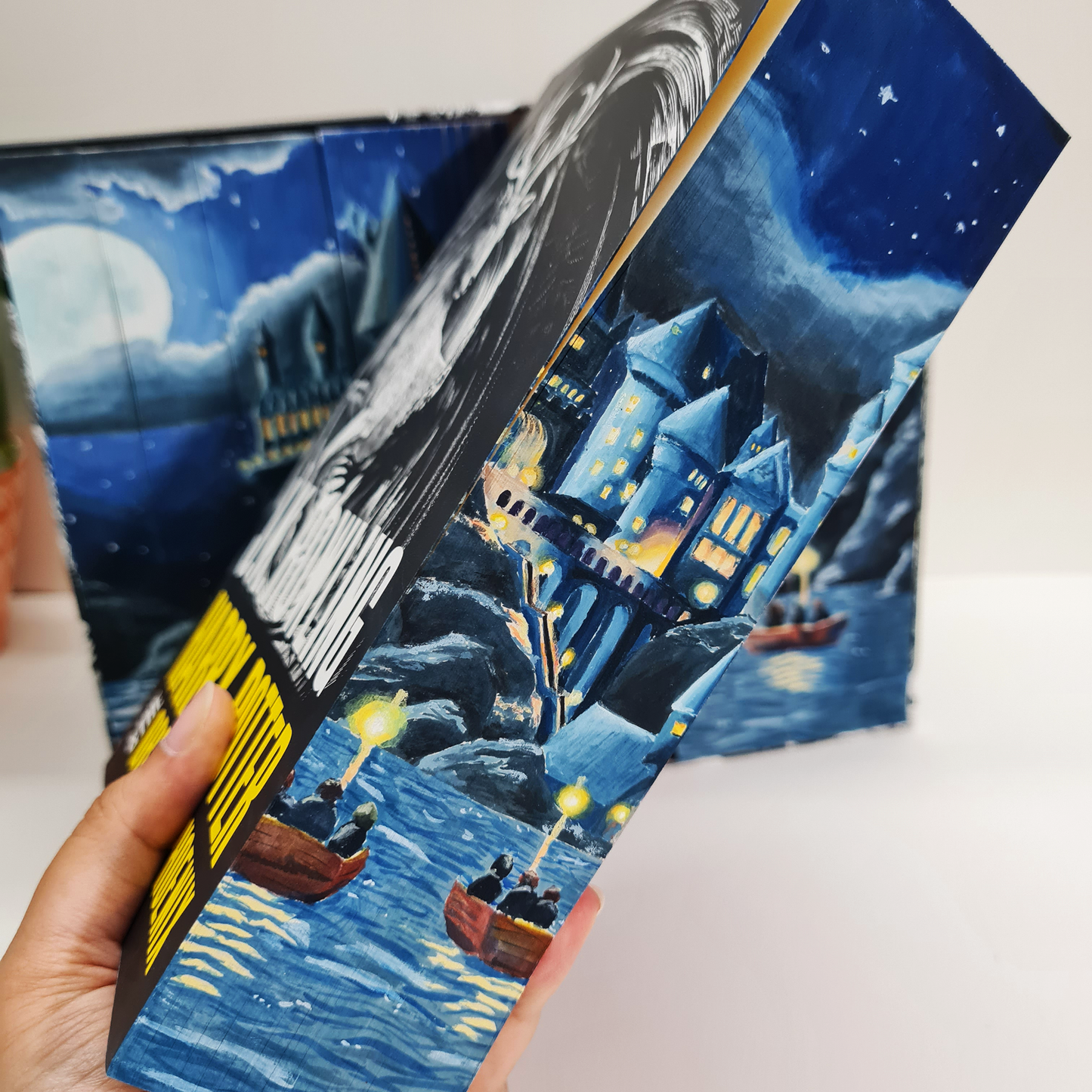 Preorder - Harry Potter Hand Painted Fore Edge Paperback Book Set