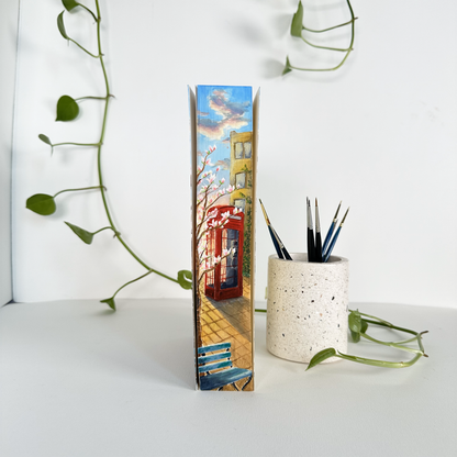 Magnolia Parks: The Long Way Home by Jessa Hastings Hand Painted Custom Fore Edge Book