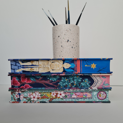 Pre-Order - Once Upon a Broken Heart Set by Stephanie Garber Hand Painted Custom Fore Edge Book