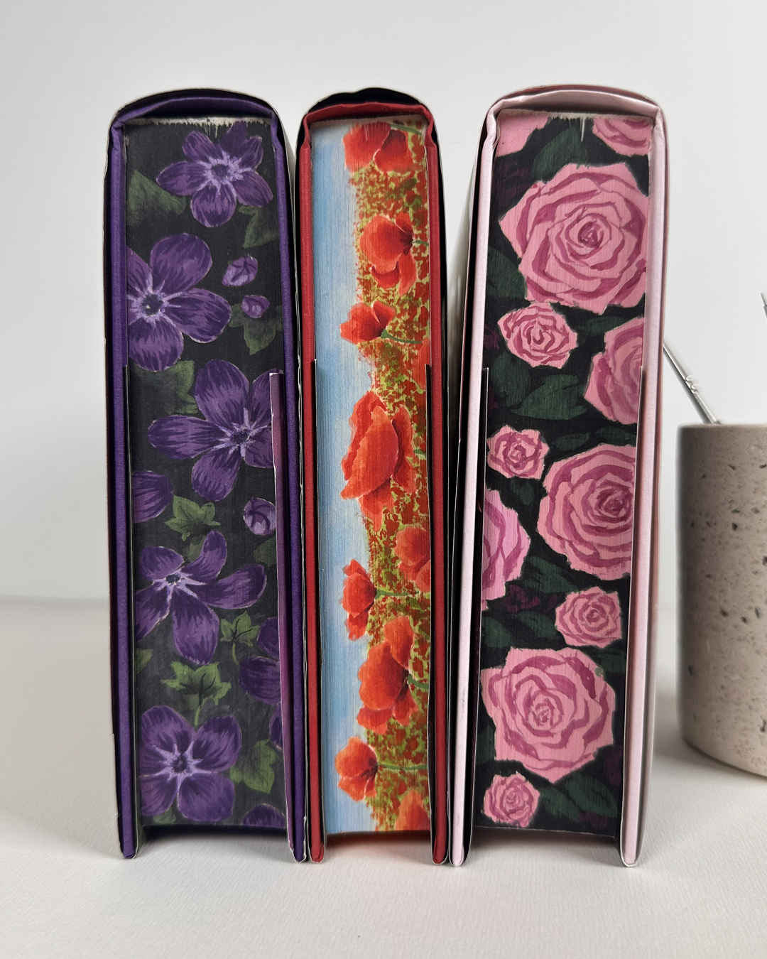 Powerless by Lauren Roberts Hand Painted Fore Edge Special Edition Book Set
