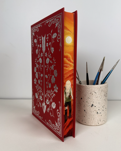 Powerless by Lauren Roberts Hand Painted Fore Edge Special Edition Book Set